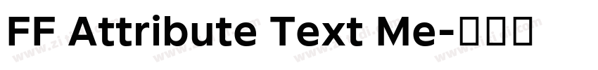FF Attribute Text Me字体转换
